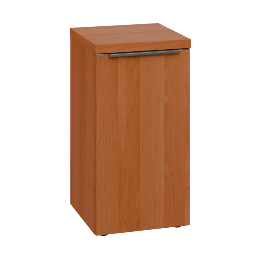 SIN 2 - 4D kancelářská skříň, 1-dveřová, pravá, 770x400x400, olše jantar